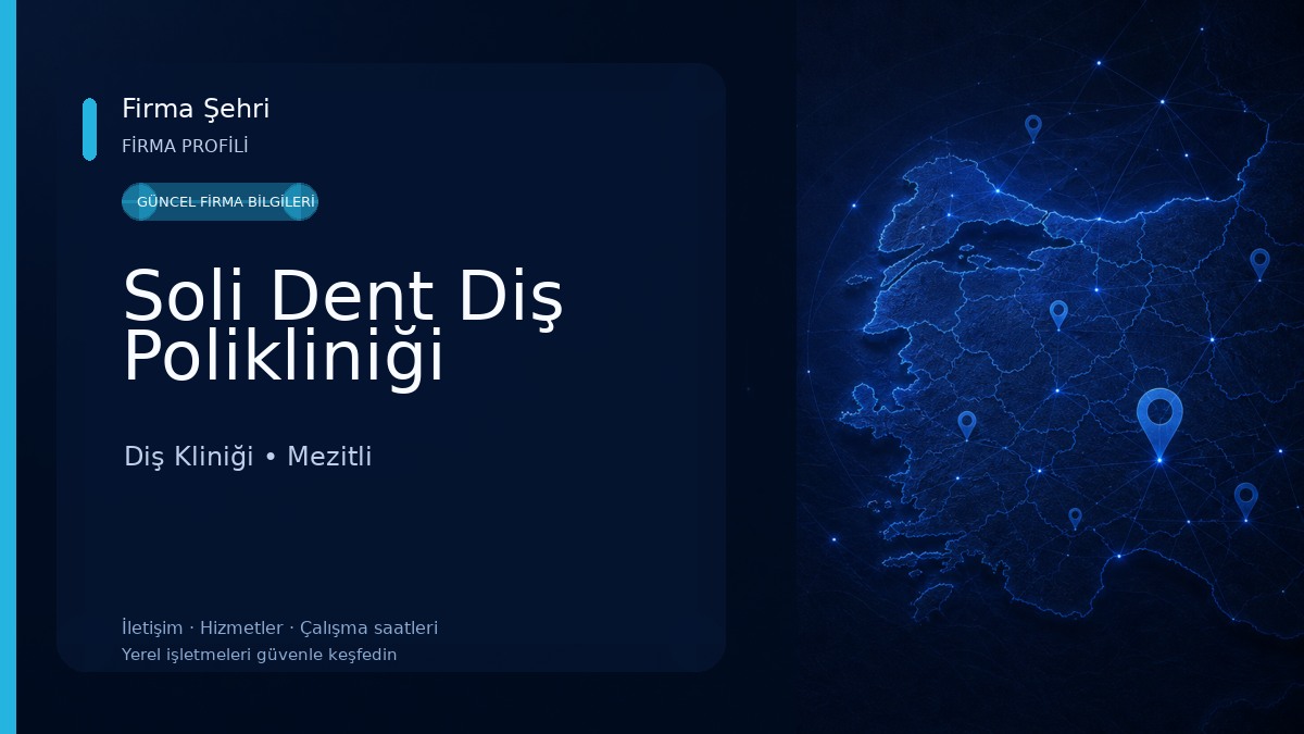 Soli Dent Diş Polikliniği Diş Kliniği