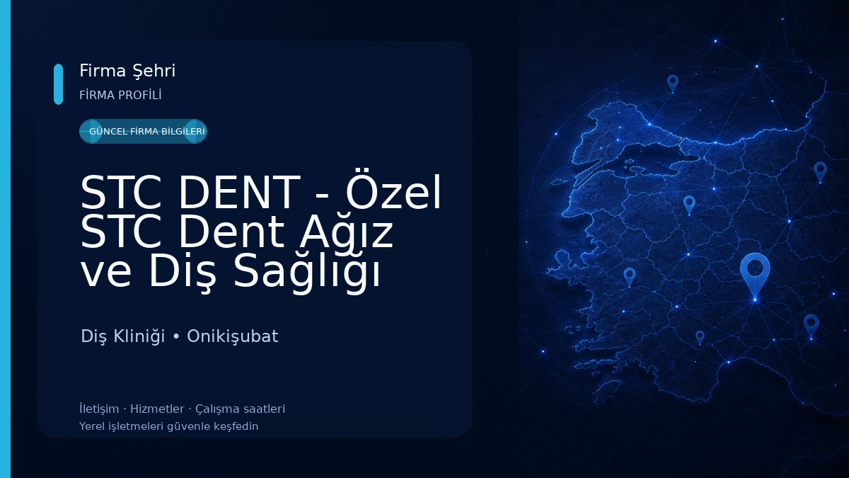 STC DENT - Özel STC Dent Ağız ve Diş Sağlığı Polikliniği-1 Diş Kliniği