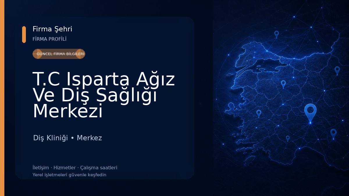 T.C Isparta Ağız Ve Diş Sağlığı Merkezi Diş Kliniği