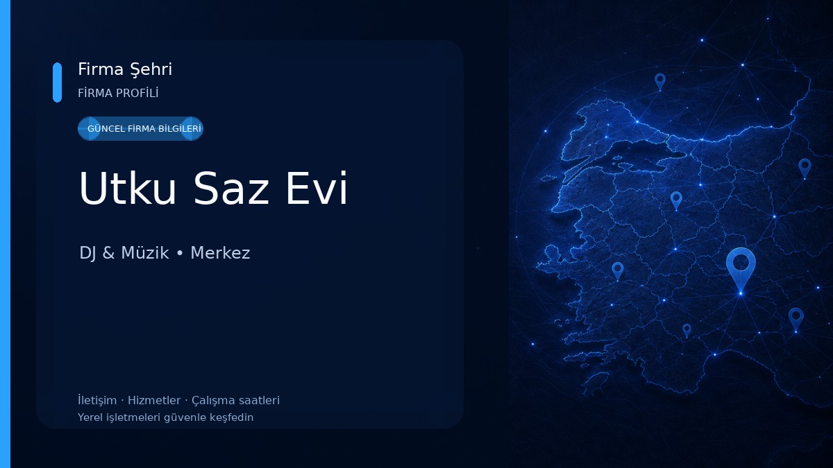Utku Saz Evi DJ & Müzik