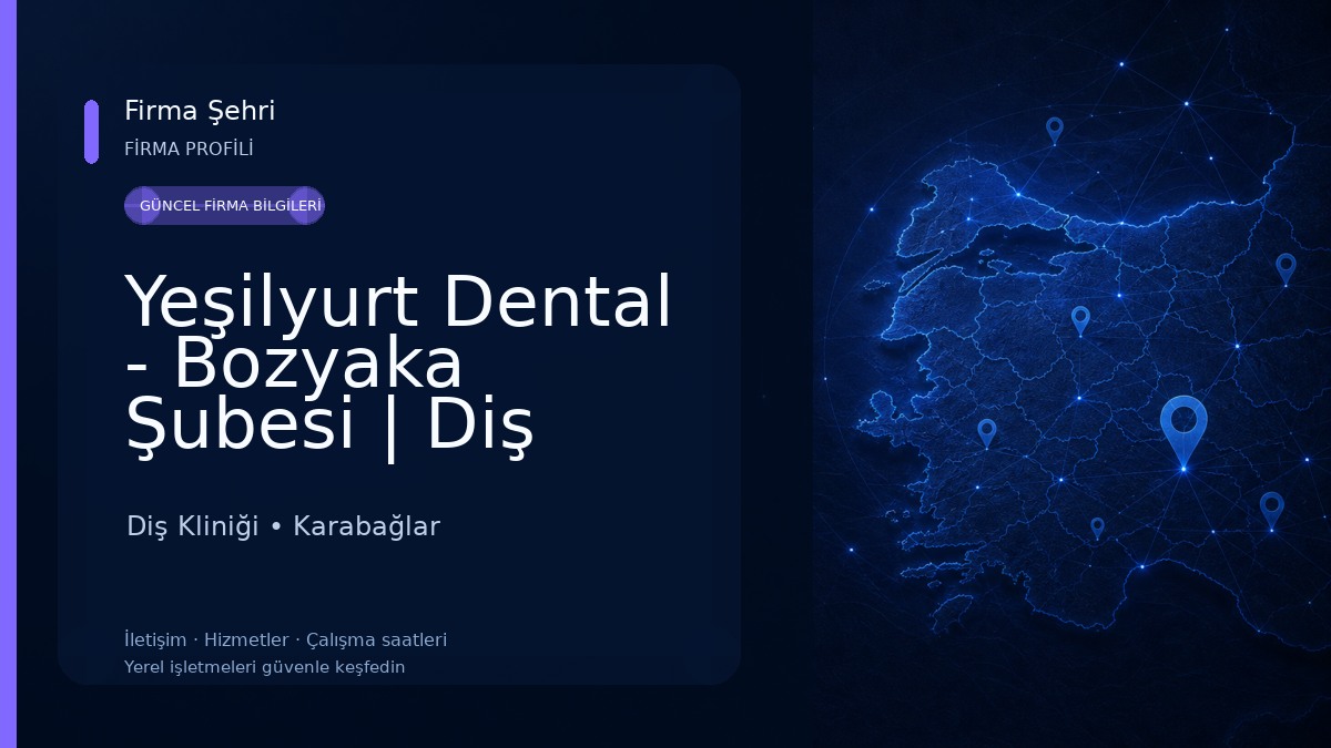 Yeşilyurt Dental - Bozyaka Şubesi | Diş doktoru bozyaka, İmplant İzmir, Zirkonyum İzmir Diş Kliniği